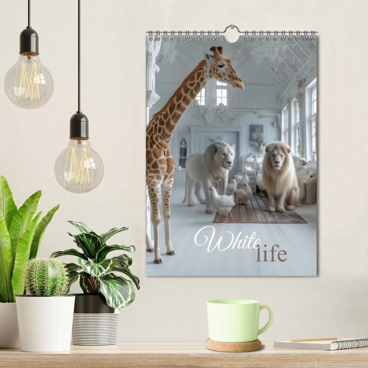 Produktbild: White Life (Wandkalender 2026 DIN A4 hoch), CALVENDO Monatskalender