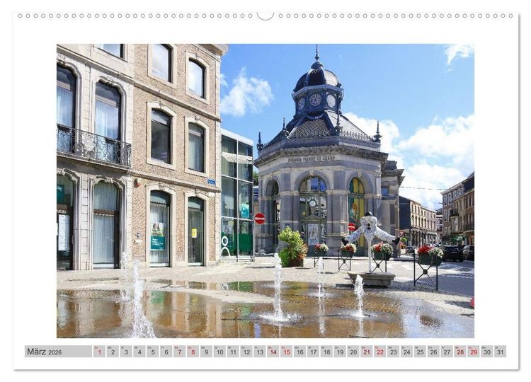 Produktbild: SPA - Die belgische Stadt des Wassers (hochwertiger Premium Wandkalender 2026 DIN A2 quer), Kunstdruck in Hochglanz