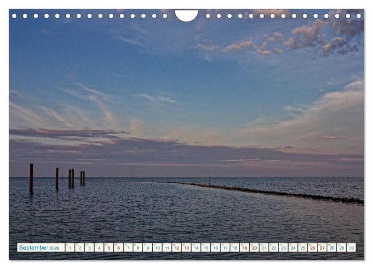 Produktbild: Cuxhaven, Landschaften zwischen K&uuml;ste und Heide (Wandkalender 2026 DIN A4 quer), CALVENDO Monatskalender