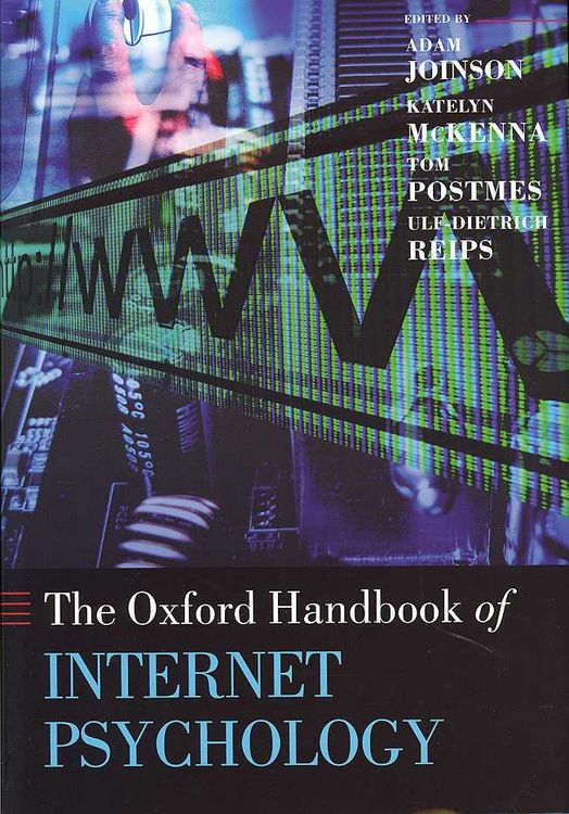 Produktbild: Oxford Handbook of Internet Psychology