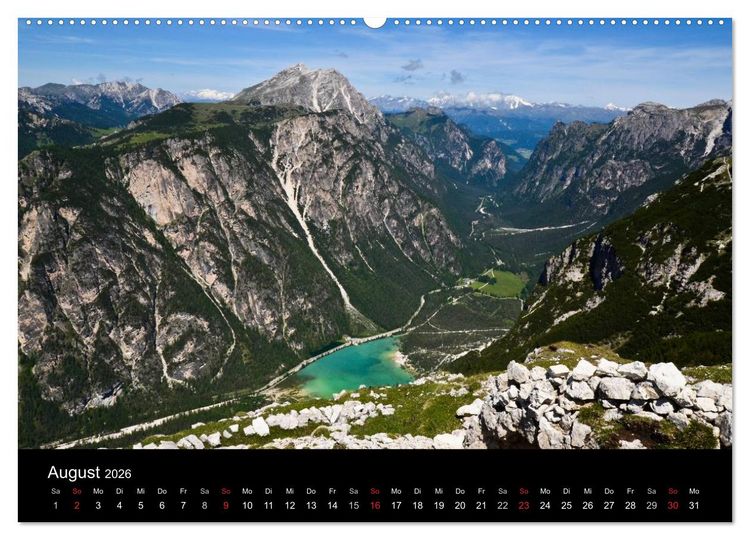 Produktbild: Seen im Gebirge (Wandkalender 2026 DIN A2 quer), CALVENDO Monatskalender