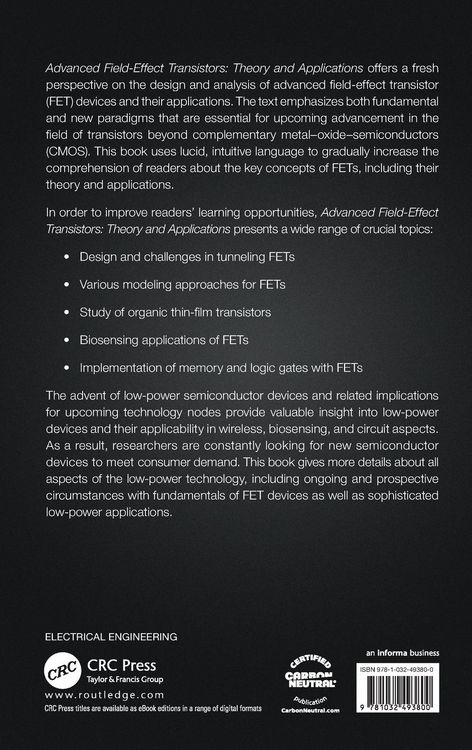 Produktbild: Advanced Field-Effect Transistors