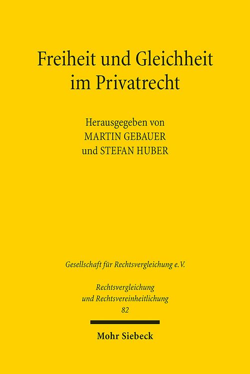Produktbild: Freiheit und Gleichheit im Privatrecht