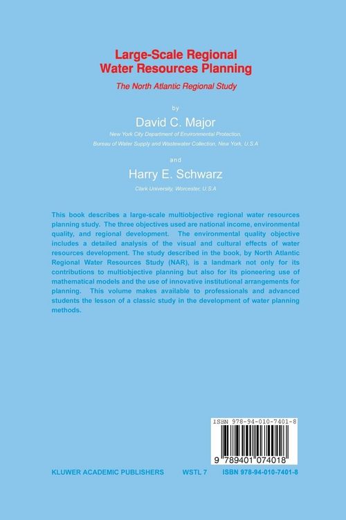 Produktbild: Large-Scale Regional Water Resources Planning