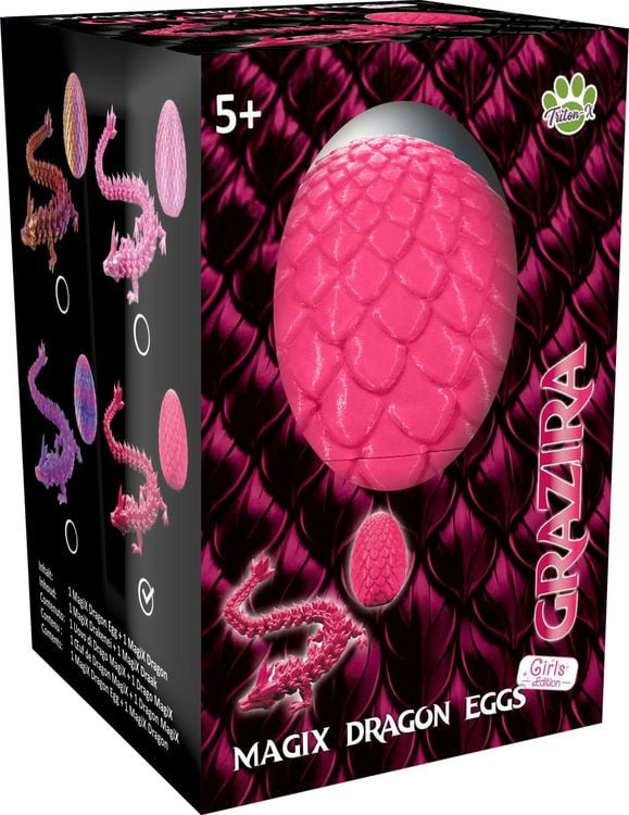 Produktbild: MagiX Dragon Eggs GIRLS EDITION, 4er Mix Display ( Xandorixa, Zyphoria, Ladira & Grazira )