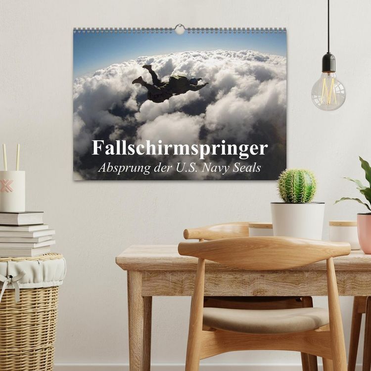 Produktbild: Fallschirmspringer. Absprung der U.S. Navy Seals (Wandkalender 2026 DIN A3 quer), CALVENDO Monatskalender