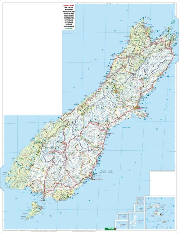 Produktbild: freytag & berndt Stra&szlig;enkarte Neuseeland 1:700.000