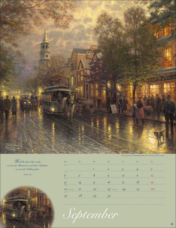 Produktbild: Thomas Kinkade: Land im Licht Kalender 2027