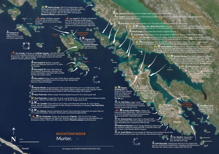 Produktbild: Revier-Kompass Kroatien Nord. 4. Auflage 2025