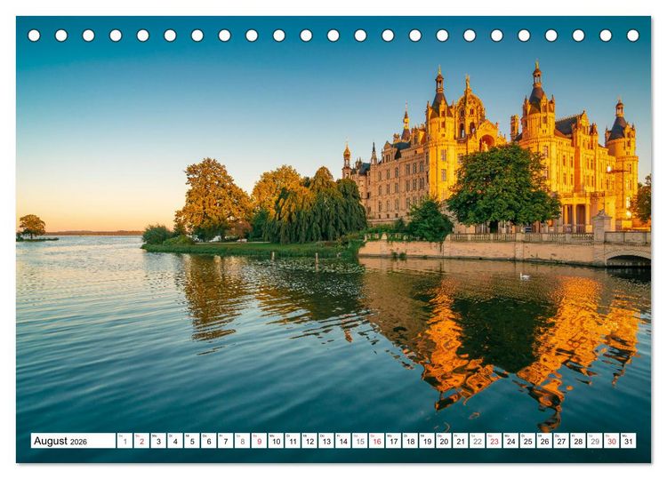 Produktbild: Traumhaftes Mecklenburg-Vorpommern (Tischkalender 2026 DIN A5 quer), CALVENDO Monatskalender