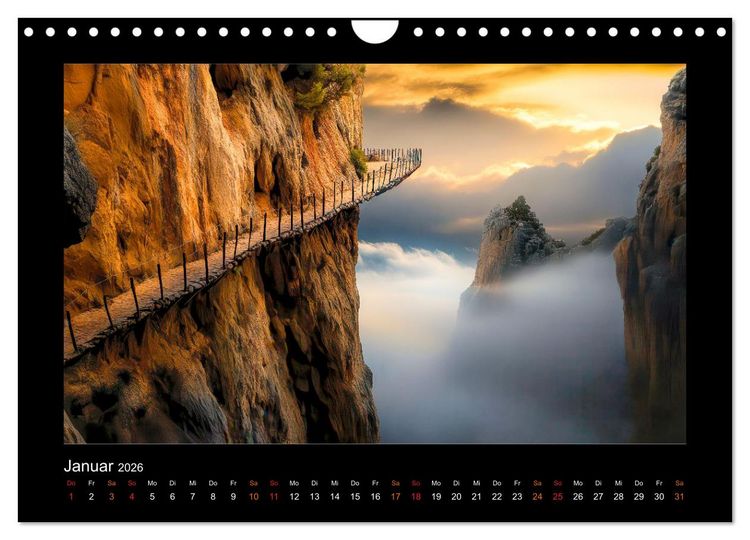 Produktbild: Abenteuerliche Wege (Wandkalender 2026 DIN A4 quer), CALVENDO Monatskalender