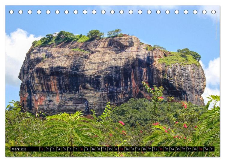 Produktbild: Sri Lanka 2026 Kulturh&ouml;hepunkte (Tischkalender 2026 DIN A5 quer), CALVENDO Monatskalender