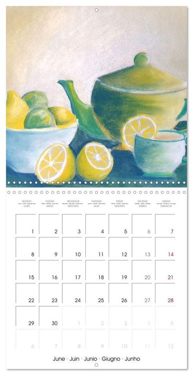 Produktbild: Calm moments in painted still lifes (Wall Calendar 2026 12 &times; 12 Inch) CALVENDO 12 Month Wall Calendar