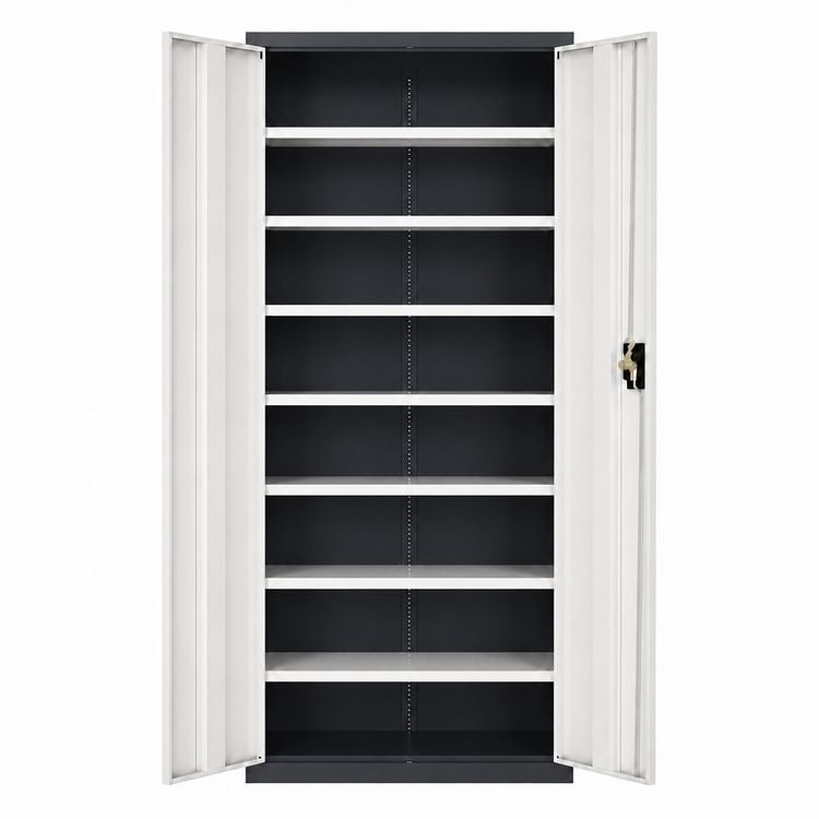 Produktbild: Stahl Schuhschrank Malivo 80 x 180 x 40 cm
