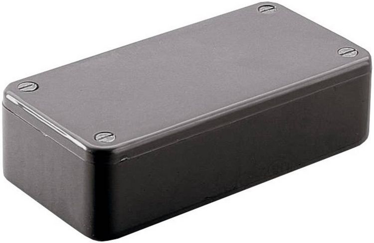 Produktbild: Hammond Electronics 1591ABK Euro-Geh&auml;use 100 x 50 x 21 ABS Schwarz 1St.