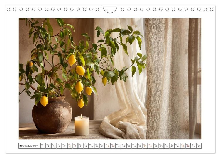Produktbild: Mediterrane Zitronentr&auml;ume (Wandkalender 2027 DIN A4 quer), CALVENDO Monatskalender