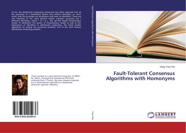 Produktbild: Fault-Tolerant Consensus Algorithms with Homonyms