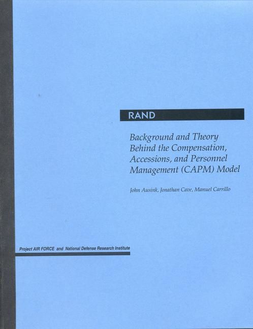 Produktbild: Background and Theory Behind the Compensation, Asccessions, and Personnel Management