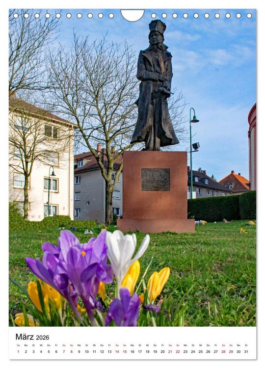 Produktbild: Darmstadt erleben! (Wandkalender 2026 DIN A4 hoch), CALVENDO Monatskalender