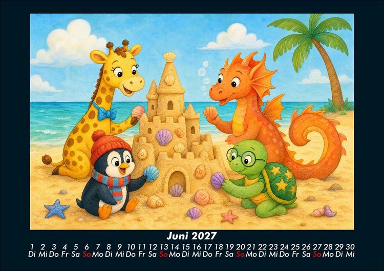 Produktbild: Nala, Pico & Taz in der Drachenwelt 2027 Fotokalender DIN A5