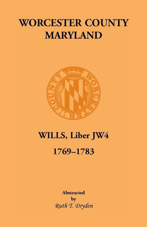 Produktbild: Worcester Will Books, Liber JW4, 1769-1783