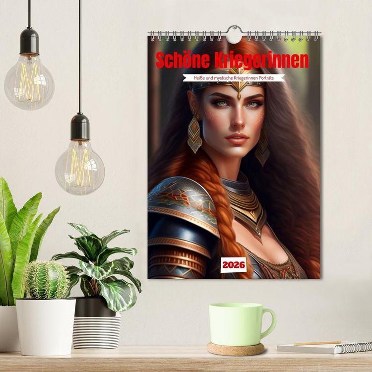 Produktbild: Sch&ouml;ne Kriegerinnen (Wandkalender 2026 DIN A4 hoch), CALVENDO Monatskalender