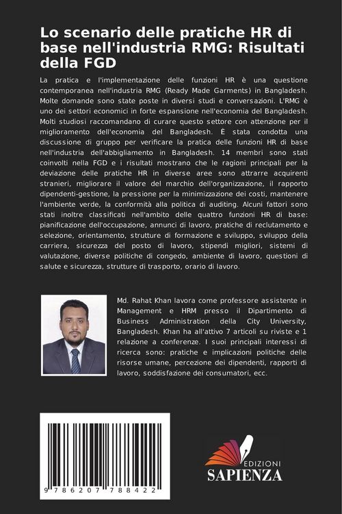 Produktbild: Lo scenario delle pratiche HR di base nell'industria RMG: Risultati della FGD