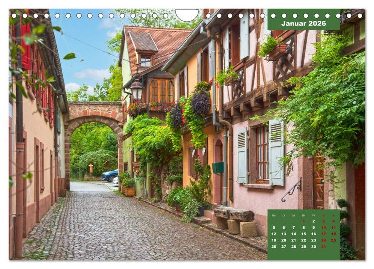 Produktbild: Kaisersberg Perle des Elsass (Wandkalender 2026 DIN A4 quer), CALVENDO Monatskalender