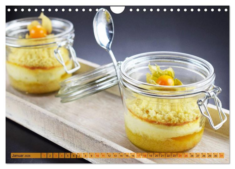 Produktbild: DESSERTVARIATIONEN (Wandkalender 2026 DIN A4 quer), CALVENDO Monatskalender
