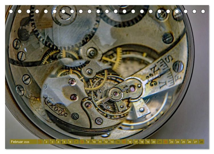 Produktbild: Taschenuhren (Tischkalender 2026 DIN A5 quer), CALVENDO Monatskalender