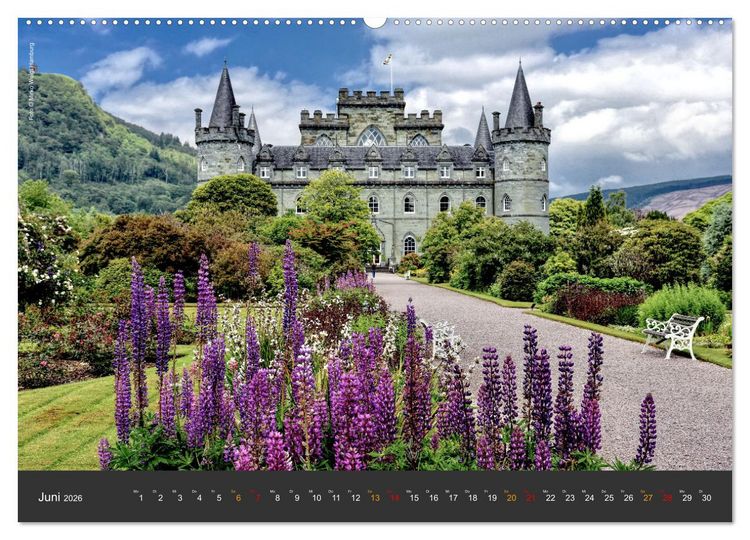 Produktbild: Schottland 2026 Schl&ouml;sser, Burgen und Ruinen (Wandkalender 2026 DIN A2 quer), CALVENDO Monatskalender