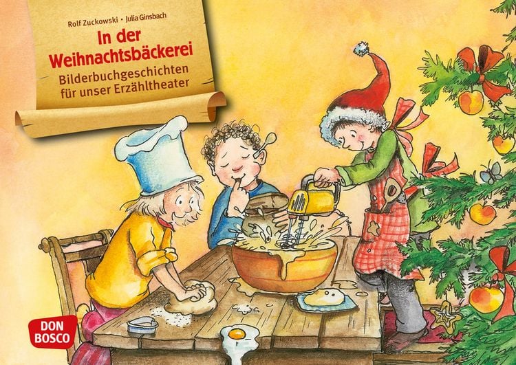 Produktbild: In der Weihnachtsb&auml;ckerei. Kamishibai Bildkartenset