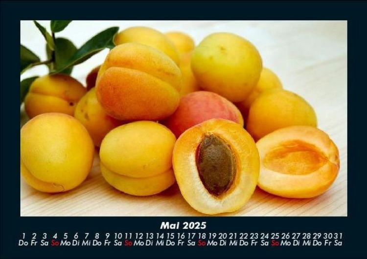 Produktbild: Obstkalender 2025 Fotokalender DIN A5