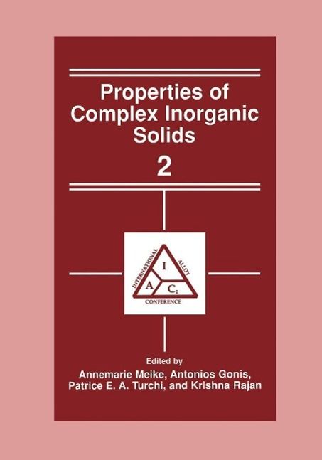 Produktbild: Properties of Complex Inorganic Solids 2