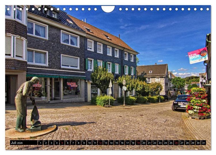 Produktbild: Stadtansichten H&uuml;ckeswagen (Wandkalender 2026 DIN A4 quer), CALVENDO Monatskalender