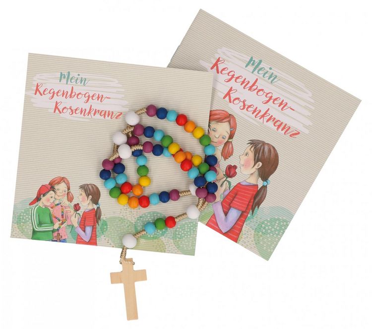 Produktbild: Geschenkset Mein Regenbogen Rosenkranz