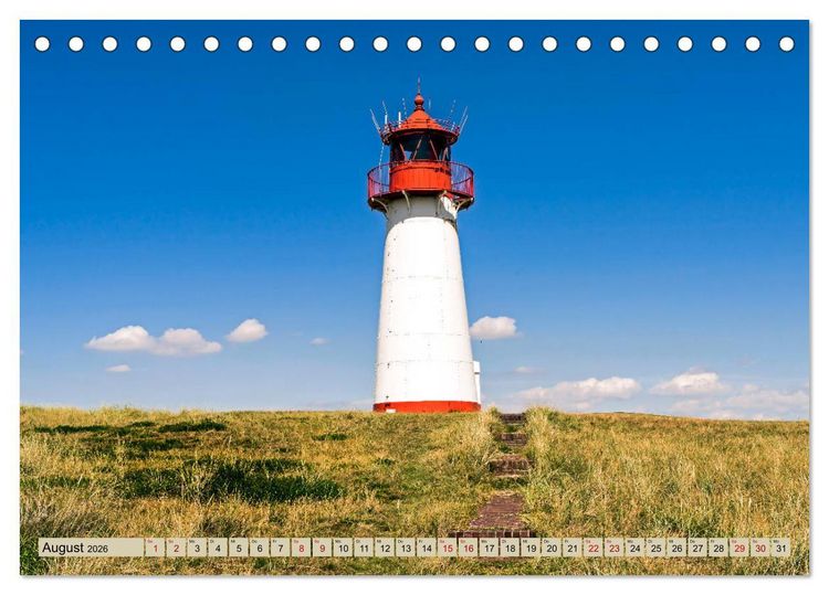 Produktbild: SYLT D&uuml;nenwege (Tischkalender 2026 DIN A5 quer), CALVENDO Monatskalender