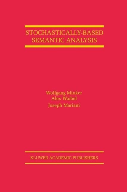 Produktbild: Stochastically-Based Semantic Analysis