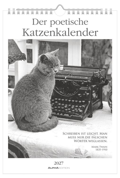 Produktbild: Der poetische Katzenkalender 2027