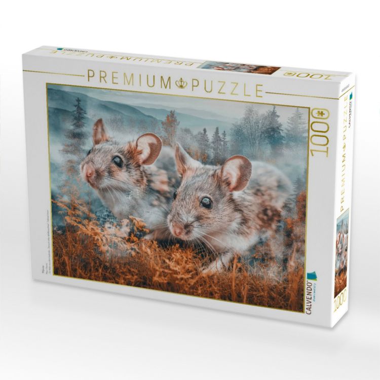 Produktbild: CALVENDO Puzzle M&auml;use | 1000 Teile Lege-Gr&ouml;&szlig;e 64x48cm Foto-Puzzle f&uuml;r gl&uuml;ckliche Stunden