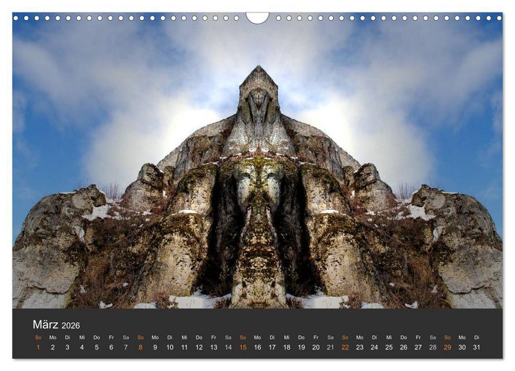 Produktbild: Spiegelwelten - Im Reich der Naturwesen (Wandkalender 2026 DIN A3 quer), CALVENDO Monatskalender