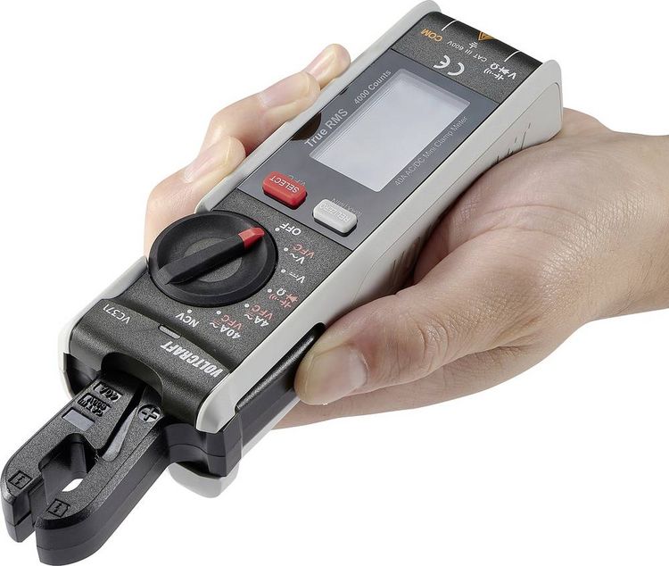 Produktbild: VOLTCRAFT VC-371 Stromzange digital CAT III 600V Anzeige (Counts): 4000
