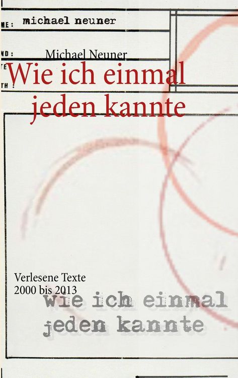 Produktbild: Wie ich einmal jeden kannte