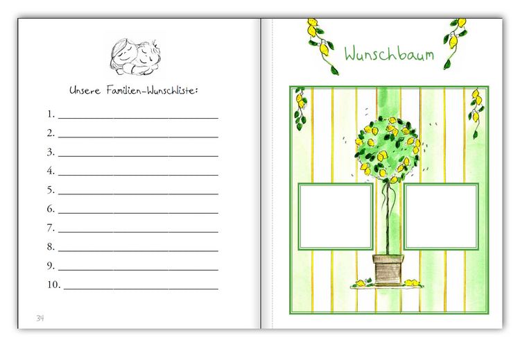 Produktbild: Das Wunschzettelbuch - F&uuml;r alle deine W&uuml;nsche!