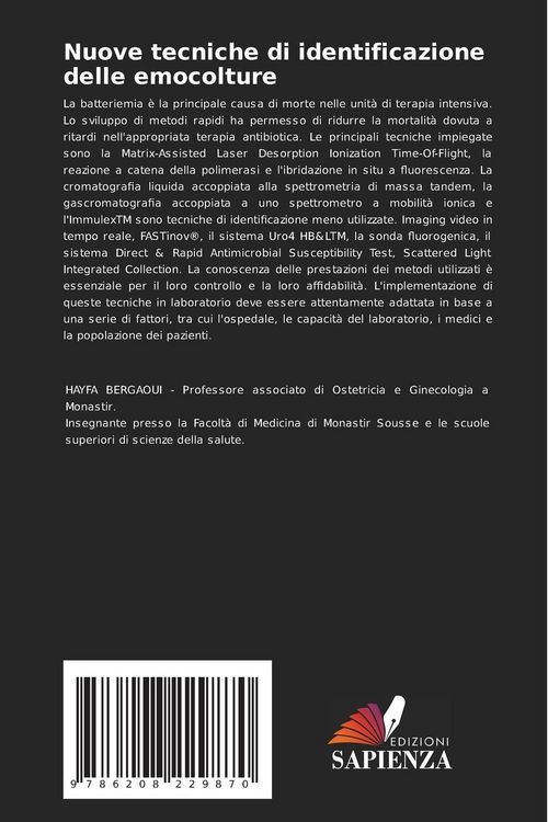 Produktbild: Nuove tecniche di identificazione delle emocolture