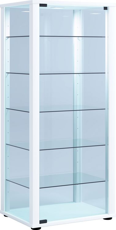 Produktbild: Holz Glas Stand Vitrine Sammelvitrine Kavisa L
