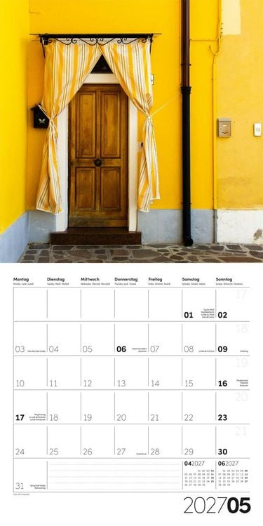 Produktbild: Die Farbe Gelb Kalender 2027 - 30x30 - Art12