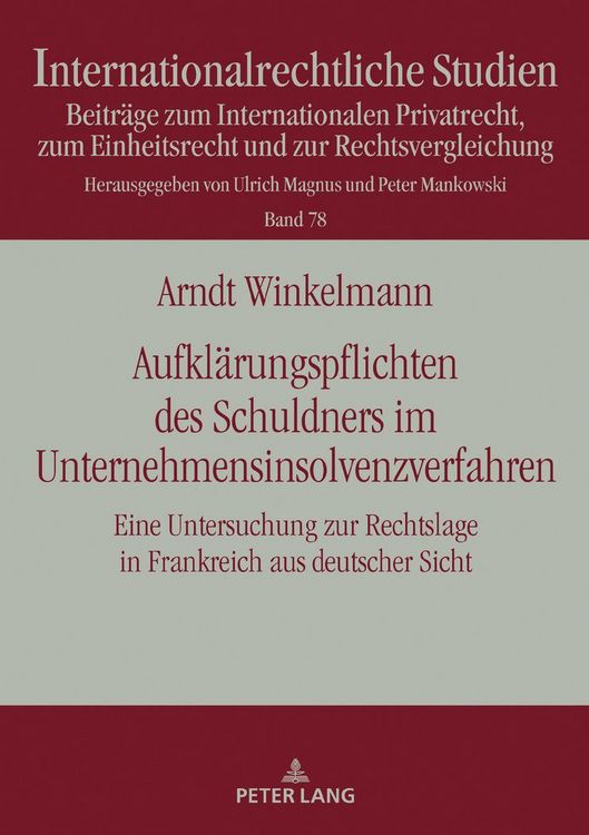 Produktbild: Aufklaerungspflichten des Schuldners im Unternehmensinsolvenzverfahren