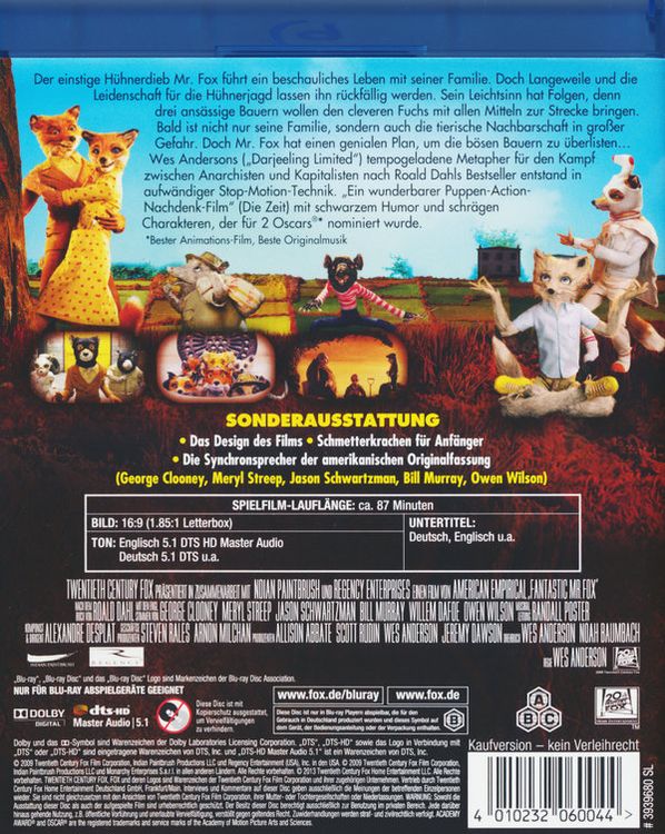 Produktbild: Der fantastische Mr. Fox