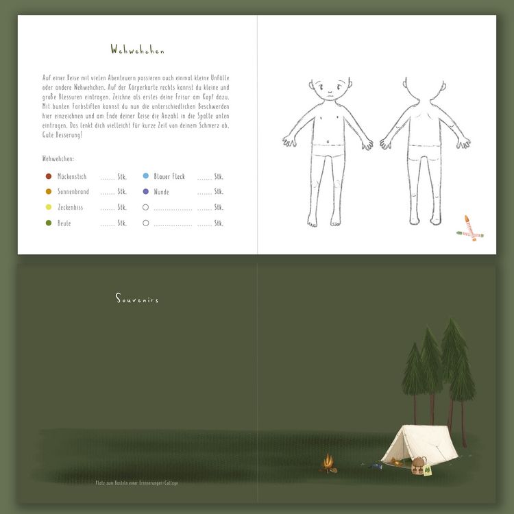 Produktbild: Let&rsquo;s go! Reisetagebuch - Camping